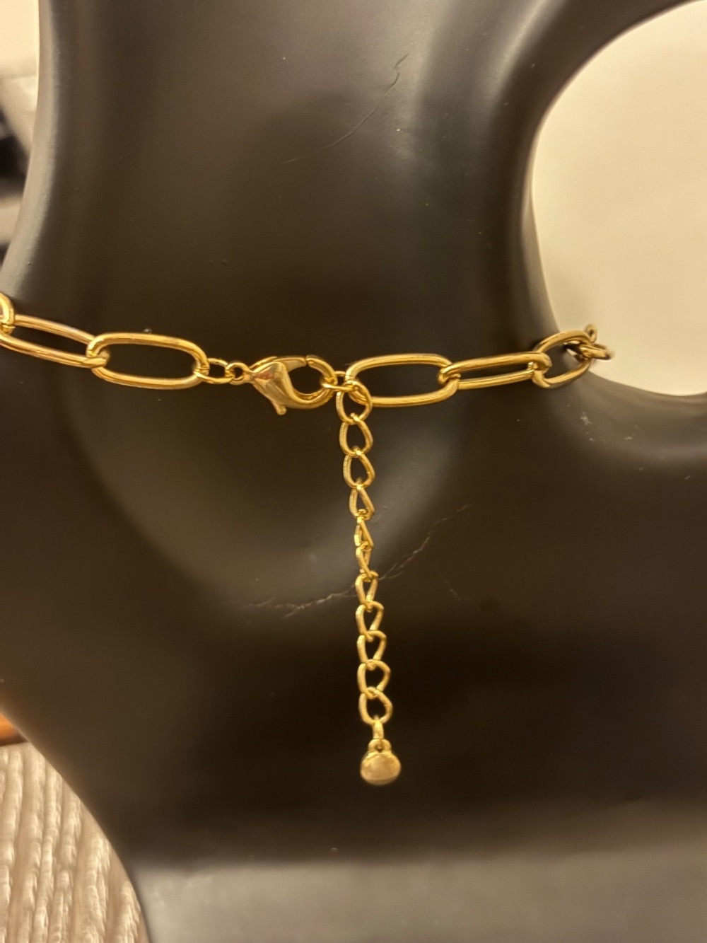 zenzii Chroma Petals 18k Plated Chain Collar Necklace and Threader Earrings Set - Picture 5 of 9